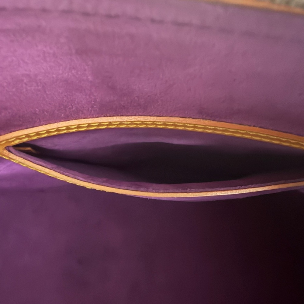 ๐๐ฏ AUTHENTIC Louis Vuitton Yellow Alma with Purple Interior!!! ๐๐๐๐ Super Clean! - Picture 10 of 13